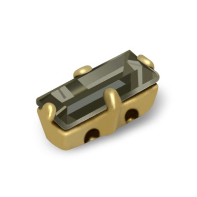 MM7x3 BLACK DIAMOND BAGUETTE gold-5pcs sale online, best price