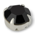 RHINESTONE ROUND SS40 Black-Silver-20pcs sale online, best price