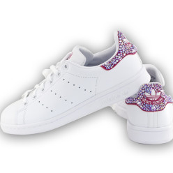 Adisas Stan Smith Pink with Rhinestones Preciosa sale online 2