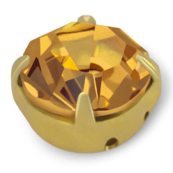 RHINESTONE MAXIMA SS40 LIGHT COL. TOPAZ gold-20pcs sale online