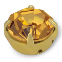 RHINESTONE MAXIMA SS40 LIGHT COL. TOPAZ gold-20pcs sale online