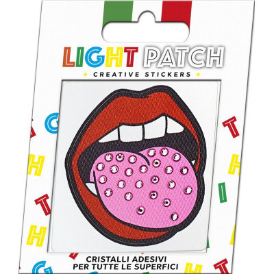 Light Light Amethyst Crystals Mouth Sticker Patch sale online