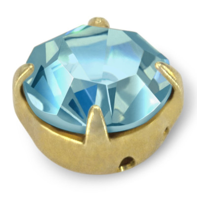 RHINESTONE MAXIMA SS40 AQUAMARINE-gold-20pcs sale online, best