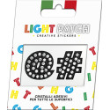 Light Patch Simboli Sticker Cristalli Nero Cry miglior prezzo
