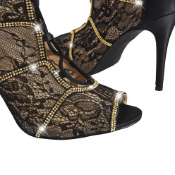 Décolleté Lace Open Toe sale online, best price 2