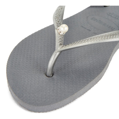 Havaianas Thongs Silver Slim Pearl sale online, best price