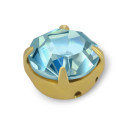 RHINESTONE MAXIMA SS30 AQUAMARINE-gold-20pcs sale online, best