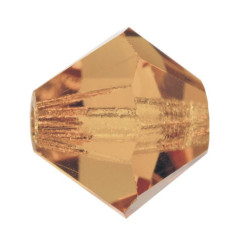 PRECIOSA BICONES MM4 LIGHT COL. Topaz-Pack of 144 sale online