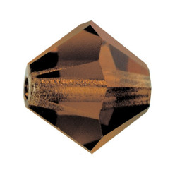 PRECIOSA BICONES MM4 SMOKED TOPAZ-Pack of 144 sale online, best