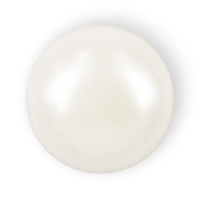 HALF ROUND BEADS MM6 WHITE HOT FIX-Pack of 144 sale online