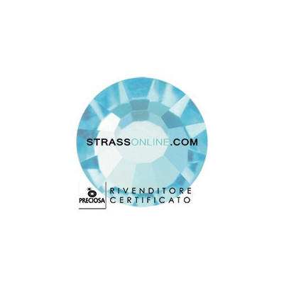 STRASS PRECIOSA TERMOADESIVO SS10(3MM) ACQUA BOHEMICA-288PZ