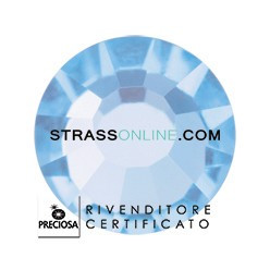 PRECIOSA THERMOADHESIVE SS10 (3 mm) LIGHT SAPPHIRE-288PZ sale 2