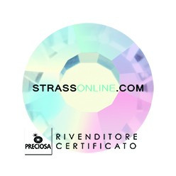 STRASS PRECIOSA TERMOADESIVO SS10(3MM) CRYSTAL AB-288PZ miglior 2