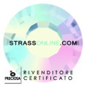STRASS PRECIOSA TERMOADESIVO SS10(3MM) CRYSTAL AB-288PZ miglior